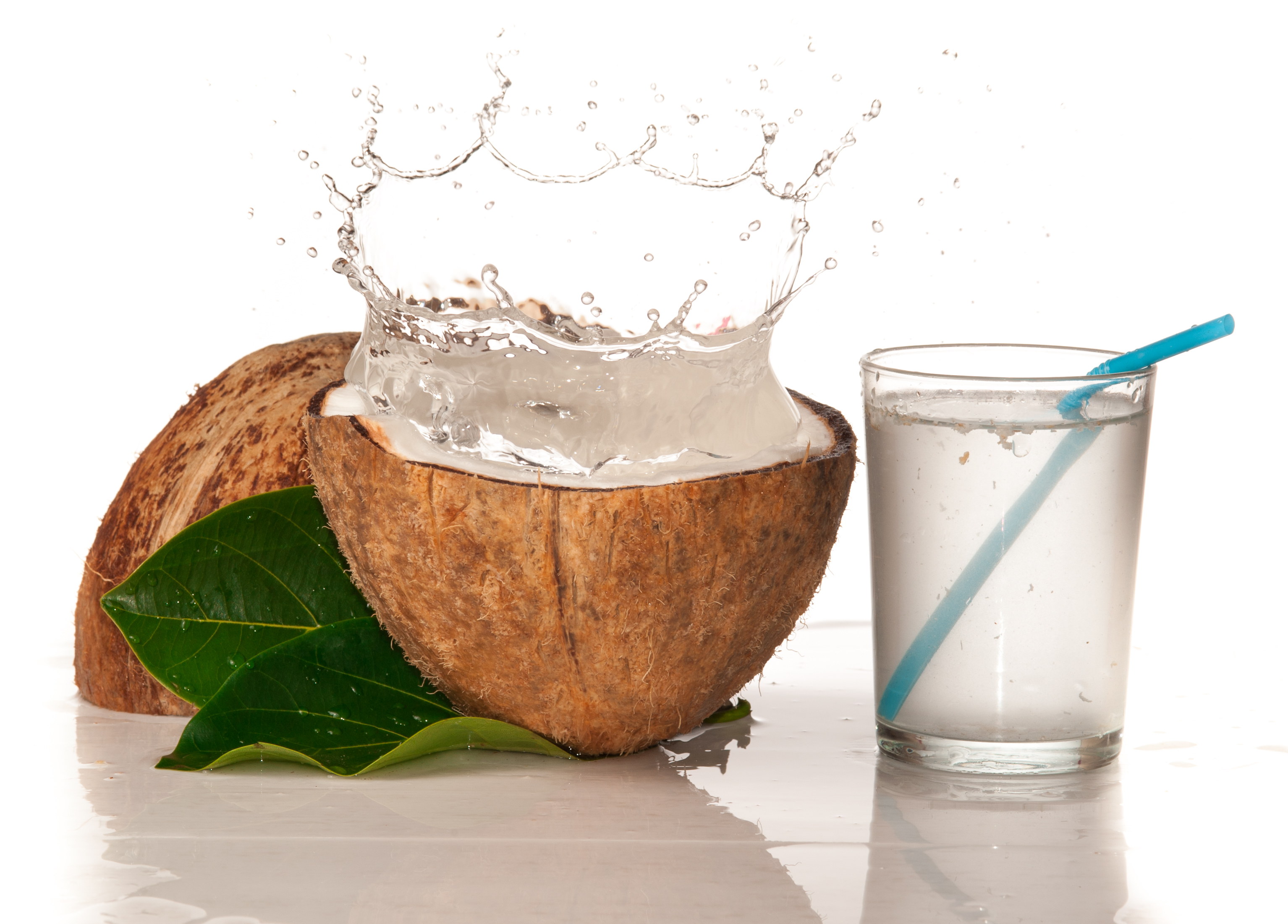 Het intraveneus gebruik van kokosnootwater